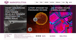 Desktop Screenshot of narkopolityka.pl